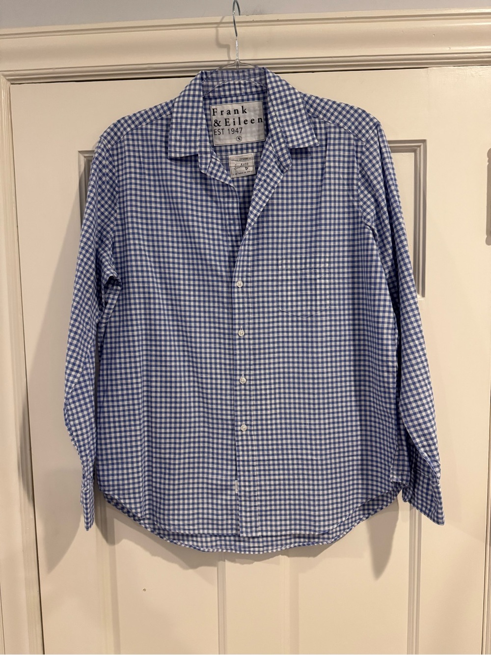 Frank & Eileen Light Blue Gingham Button-Down Shirt